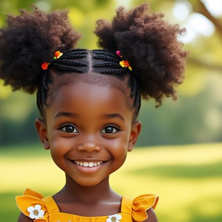 découvrez des idées de coiffures afro simples et stylées pour les petites filles noires. transformez chaque journée en un défilé de tendances avec des styles faciles à réaliser. inspirez-vous pour sublimer la beauté naturelle de vos petites avec des coiffures adaptées à toutes les occasions.